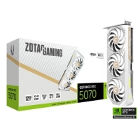 ZOTAC GAMING GeForce RTX 5070 AMP White Edition 12GB GDDR7 650W Graphics Card
